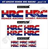 0470 Lot de 8 stickers HONDA HRC Racing