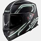 503242211/M CASQUE MOTO MODULABLE LS2 FF324 RAPID FIREFLY LIGHT BLACK-TAILLE M