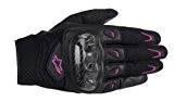 Alpinestars STELLA S-MX 2 Air carbone gants de moto pour femme Noir et fuchsia New