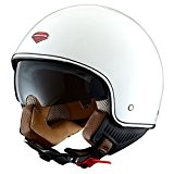 Astone Helmets Casque Jet Mini Retro, Blanc Brillant, M