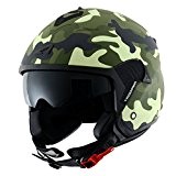 Astone Helmets Casque Jet Mini Trooper, Verde (Mat Camo Army), XXL