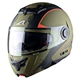 Astone Helmets Casque Modulable RT800, Kaki Venom/Noir, M