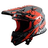 Astone Helmets Casque MX 600 Giant Glitter, Rouge, S
