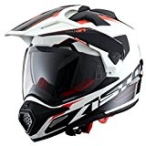 Astone Helmets Casque Tourer Adventure, Blanc/Noir, XXL