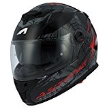 Astone Helmets GT800-SPIDER-RBXXL Casque Moto Intégral GT 800, Rouge/Noir, Taille 2XL