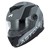 Astone Helmets GT800-WIRE-BGM Casque Moto Intégral GT 800, Noir/Gris, Taille M