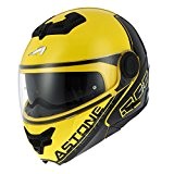 Astone Helmets RT800-LINE-YGL Casque Moto RT 800 Linetek, Jaune/Gris, Taille L