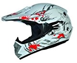 ATO-Helme Of02 kids pro blanc taille: s 53/54 cm casque de bMX moto-cross casque enduro
