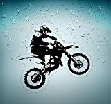Autocollant sticker biker moto casque circuit motard macbook cross mototcross r2