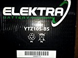 Batterie Elektra YTZ10S-BS pour Honda CBF 1000 2006 - > 12 V 8,6 Ah avec acide 246610170