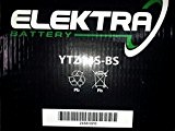 Batterie Elektra Ytz14s-bs pour Yamaha FZ1 FAZER 1000 2006 - 2012 12 V 11,2 Ah avec acide 246610210