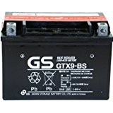 Batterie GS GTX9-BS pour kymco grand dink e3 125 2008 - 2011 12 V 8 Ah avec acide