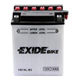 Batterie moto exide yb14l-b2 / 12v 14ah