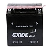 Batterie moto exide ytx16-bs / 12v 14ah