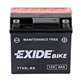 Batterie Moto Exide YTX5L-BS 12v 4Ah