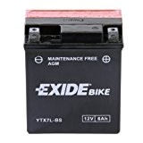 Batterie moto Exide YTX7L-BS 12v 6 ah