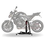 Bequille d'atelier Moto Centrale ConStands Power Honda CB 1000 R 08-16, adapteur+roulettes incl. noir mat
