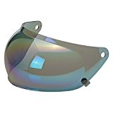 Biltwell Gringo S Helmet Bubble Shield (Rainbow Mirror, One Size) by Biltwell