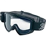 Biltwell Inc. Moto Goggles , Primary Color: Black, Distinct Name: Black/Clear Lens, Gender: Mens/Unisex MG-BLK-00-BK by Biltwell