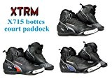 bottes de moto XTRM X715 court paddock hommes et femmes bottes de tourisme de la ville cyclomoteur (EU 41 (UK ...