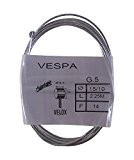 Câble de changement VITESSE pour VESPA marque VELOX mobilette cyclomoteur vintage acier 1.5 m 2.25 mm embout