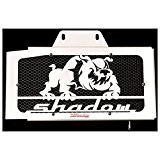 cache radiateur / grille de radiateur Honda VT 125 Shadow design "Bulldog" + grillage noir