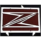 cache radiateur / grille de radiateur Z750 Z800 et Z1000 07>12 design "Z" + grillage rouge