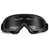 CARCHET® Noir Lunettes Goggle Glasses Protection en Maille pour Airsoft CS Tactique