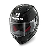 Casque de Moto Intégral Shark Race Pro Carbon - Carbone Blanc Noir - XL