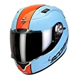 Casque intégral moto Scorpion Exo 1000 Air Slitter taille xL avec système airfit Bleu Orange...