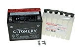 Citomerx Batterie avec acide 12 V 10 Ah Équivalent YTX12-BS Conforme norme DIN 5012LF Pour Aprilia RST 1000 Mille, RSV, ...
