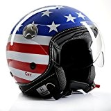 Citomerx CMX « Stars and Stripes » Casque de moto drapeau américain