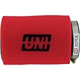 Clamp-on two stage pod filter straight red/black - up-6... - Uni filter 10110753