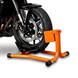 ConStands Béquille cale de roue moto avant Easy Orange Harley Davidson V-Rod (VRSCA/W)