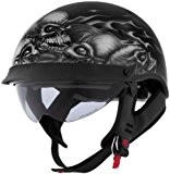 Cyber Helmets Lethal Threat U-72 Skull Pile Helmet with Internal Shield , Distinct Name: Skull Pile, Gender: Mens/Unisex, Helmet Category: ...