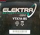 Elektra YTX7 A-BS Batterie pour SYM Jet 4 4T 125 2009 - 2013 12 V 6 AH avec acide
