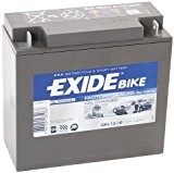 Exide Bike Batterie GEL12-16 -12V - 16Ah - 100A EN - 180mm x 75mm x 165mm - M11 Pol -