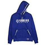 Factory Effex 'Yamaha Racing' Hooded Zip-up Sweatshirt (Blue, Large) by Factory Effex