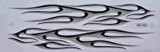 Feu de flammes GRANDS Tuning Racing Decal Sticker Fiche Dimensions: 53 x 17 cm pour voiture moto scooter ou un ...