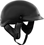 Fuel Helmets SH-HHGL14 HH Series Half Helmet, Gloss Black, Small by Fuel Helmets