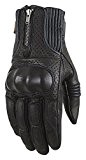 Furygan Spencer D30 Veste de moto en cuir de chèvre gants de moto - noir