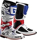 Gaerne SG-12 Boots, Distinct Name: Red/White/Blue, Gender: Mens/Unisex, Size: 11, Primary Color: White 2174-026-011 by Gaerne