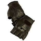 GEAR - Gants Mitaines 100% Cuir US Army - Coloris Noir - Taille S - Airsoft - Paintball - Outdoor ...
