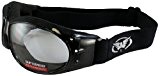 Global Vision Deluxe Eliminator Goggles (Black Frame/Clear Lens) by Global Vision Eyewear