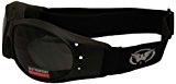 Global Vision Eliminator Motorcycle Goggles (Black Frame/Dark Smoke Lens) by Global Vision Eyewear