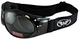 Global Vision Eliminator Motorcycle Goggles (Black Frame/Smoke Lens) by Global Vision Eyewear