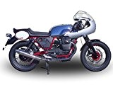 GPR slip-on pot échappement terminale - Moto Guzzi V7 Racer 2010/14 Dual homologated exhaust System with CATALYSTS by gPR exhaust Systems Power Cross Line