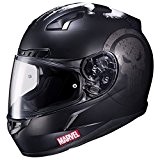 HJC CL-17 Motorcycle Helmet Marvel Series The Punisher Black Large by HJC Helmets