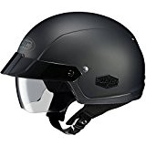 HJC Solid IS-Cruiser Half (1/2) Shell Motorcycle Helmet - Matte Black / Medium by HJC Helmets