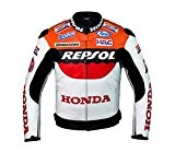 Honda Repsol Team Racing Veste en cuir (M (EU50))